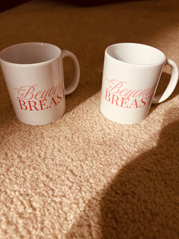 Blessed Beyond Breast Coffee Mugs