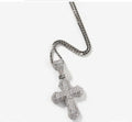 Mini Bling Cross Necklace