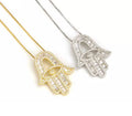 Hamsa Bling Necklace