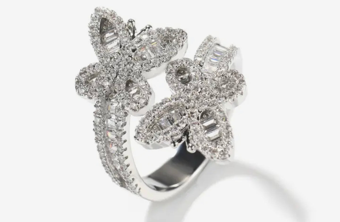 Butterfly adjustable Ring